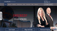 Desktop Screenshot of cogburnlaw.com